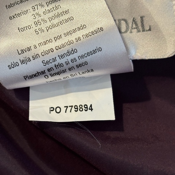 David's Bridal Asymmetrical Plum Dress - Picture 10 of 15